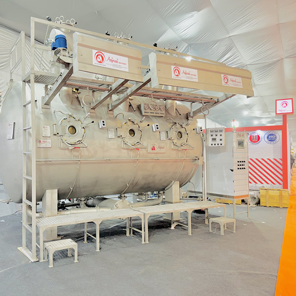 PLC Based Low Liquor Ratio Soft Flow Dyeing Machine